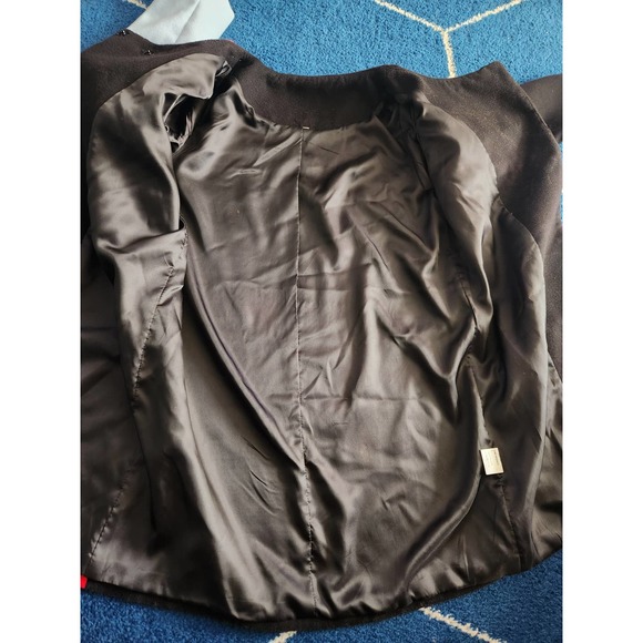 Womens ColorBlocking Oversized Peacoat Small - Picture 6 of 7